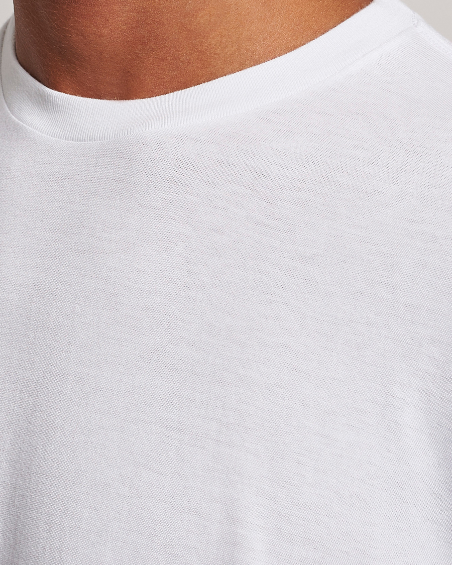 Herr | T-Shirts | Auralee | Seamless Crew Neck T-Shirt White