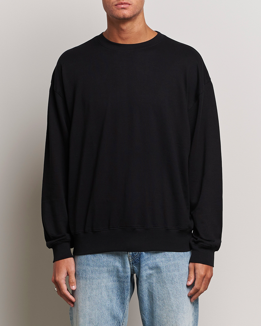 Herr | Japanese Department | Auralee | High Gauge Sweatshirt Black