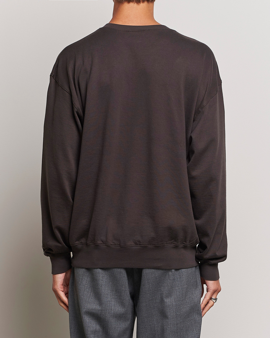 Herr | Tröjor | Auralee | High Gauge Sweatshirt Dark Brown