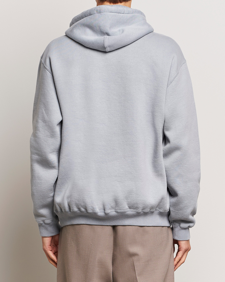 Herr | Tröjor | Auralee | Smooth Soft Sweat Hoodie Blue Gray