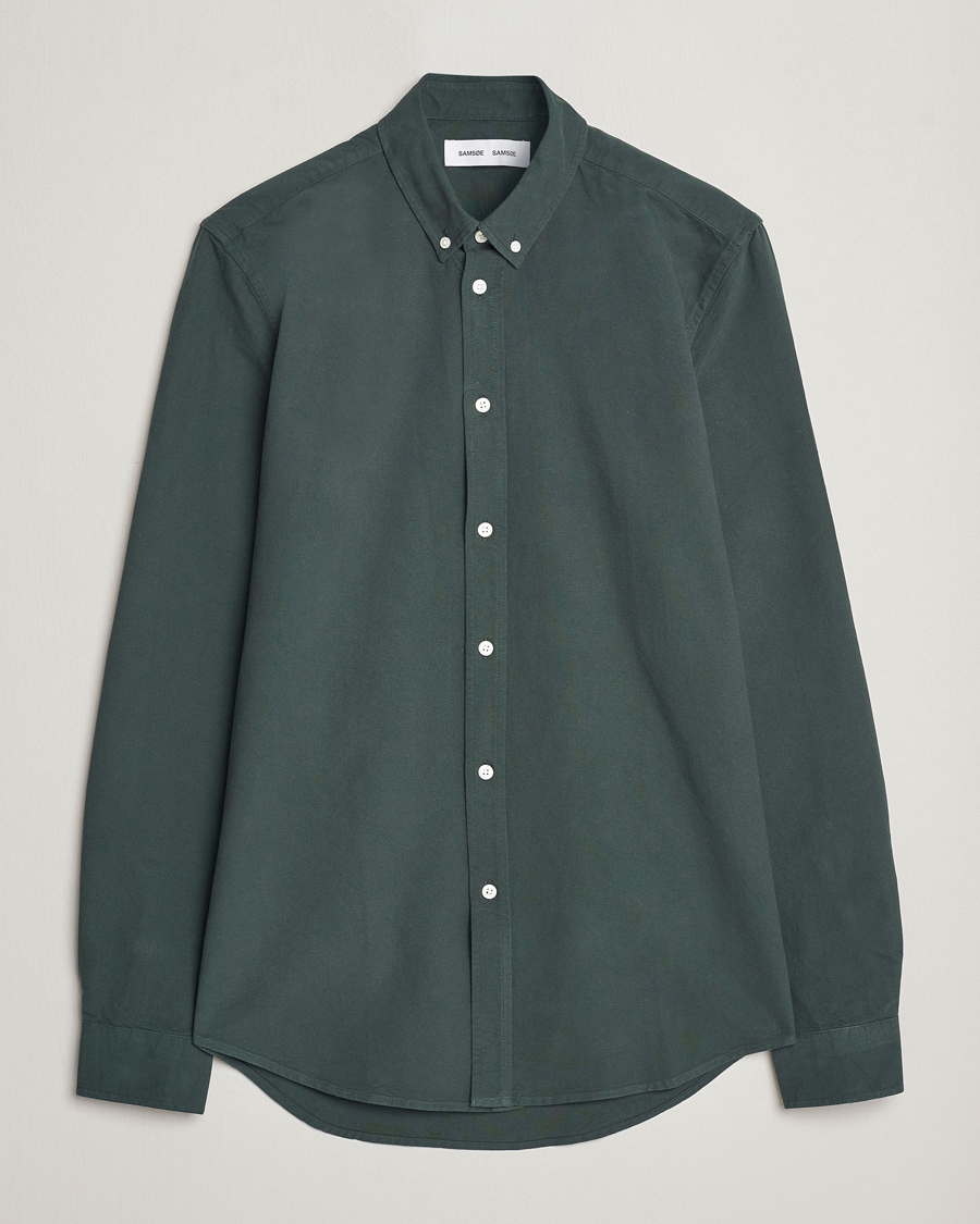 Herr | Skjortor | Samsøe Samsøe | Liam Button Down Shirt Darkest Spruce