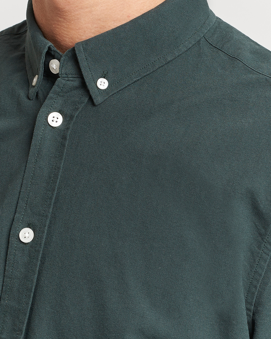 Herr | Skjortor | Samsøe Samsøe | Liam Button Down Shirt Darkest Spruce