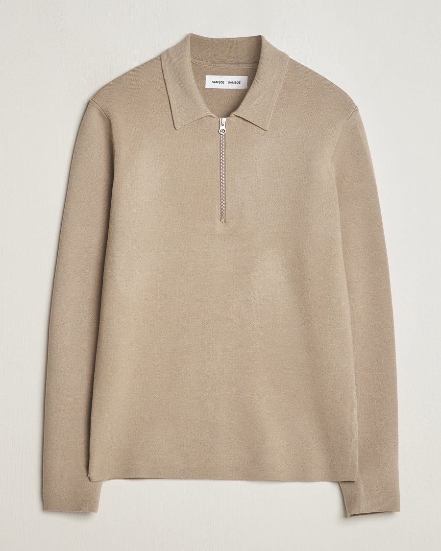 Herr | Tröjor | Samsøe Samsøe | Guna Half Zip Pure Cashmere