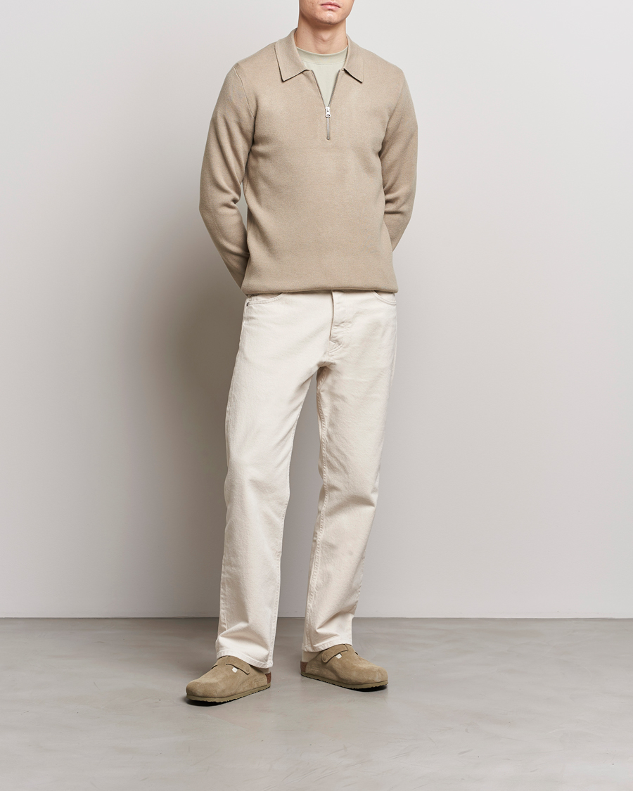 Herr | Tröjor | Samsøe Samsøe | Guna Half Zip Pure Cashmere