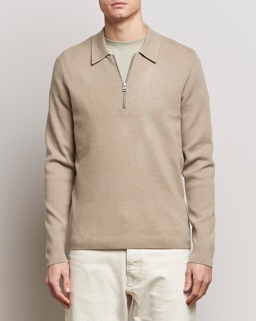 Herr | Kläder | Samsøe Samsøe | Guna Half Zip Pure Cashmere