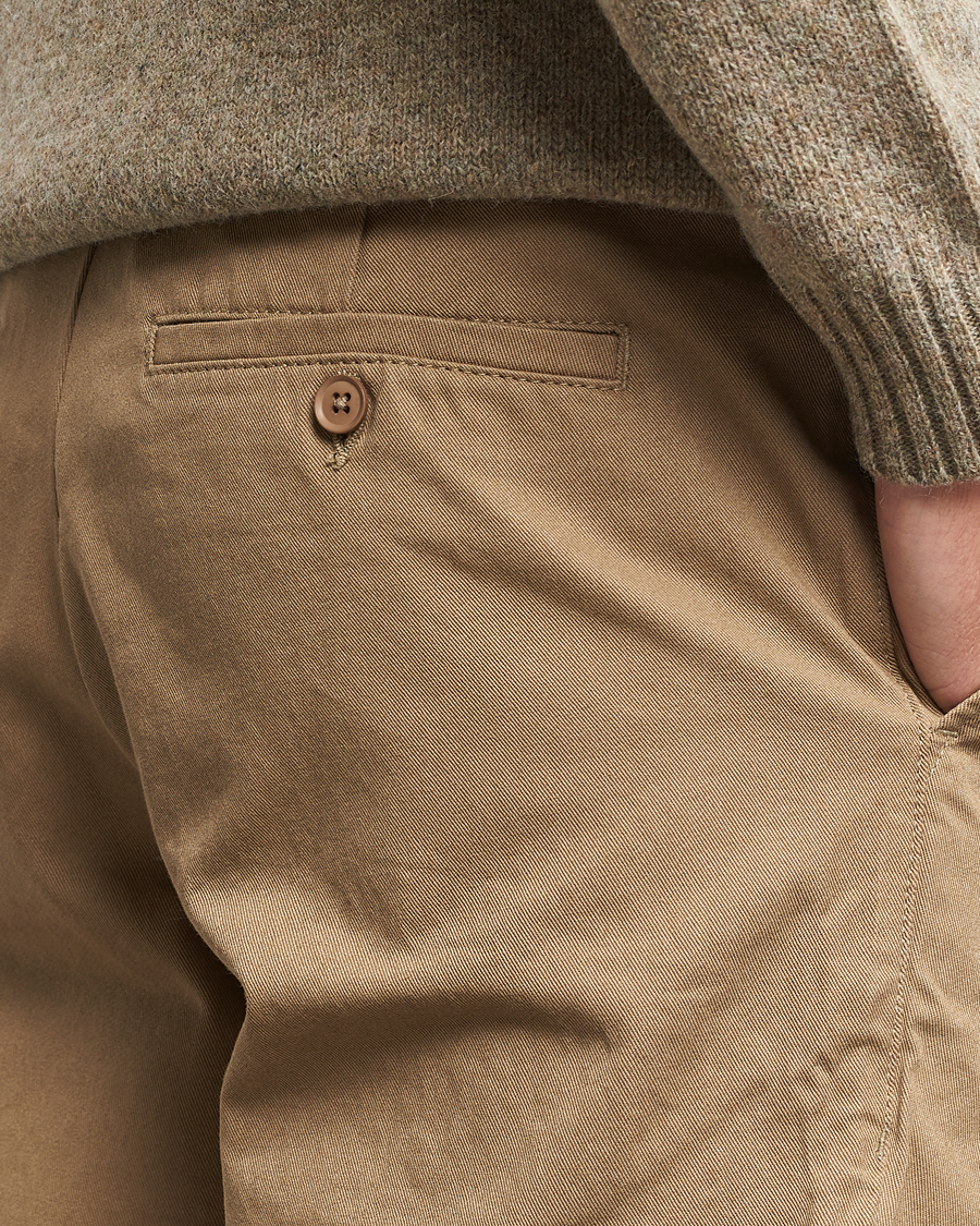 Herr | Byxor | Samsøe Samsøe | Johnny Cotton Trousers Covert Green