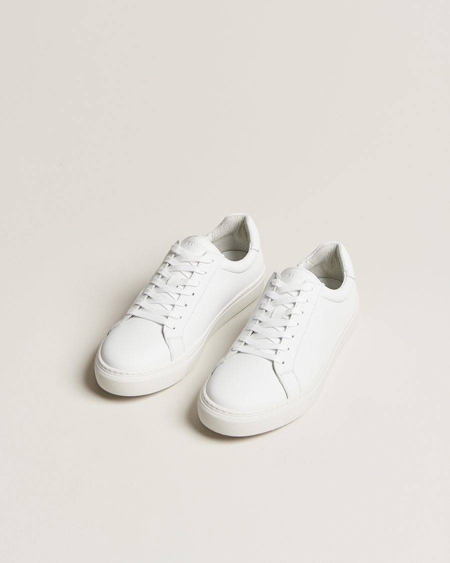 Herr |  | Samsøe & Samsøe | Saharry Leather Sneakers White