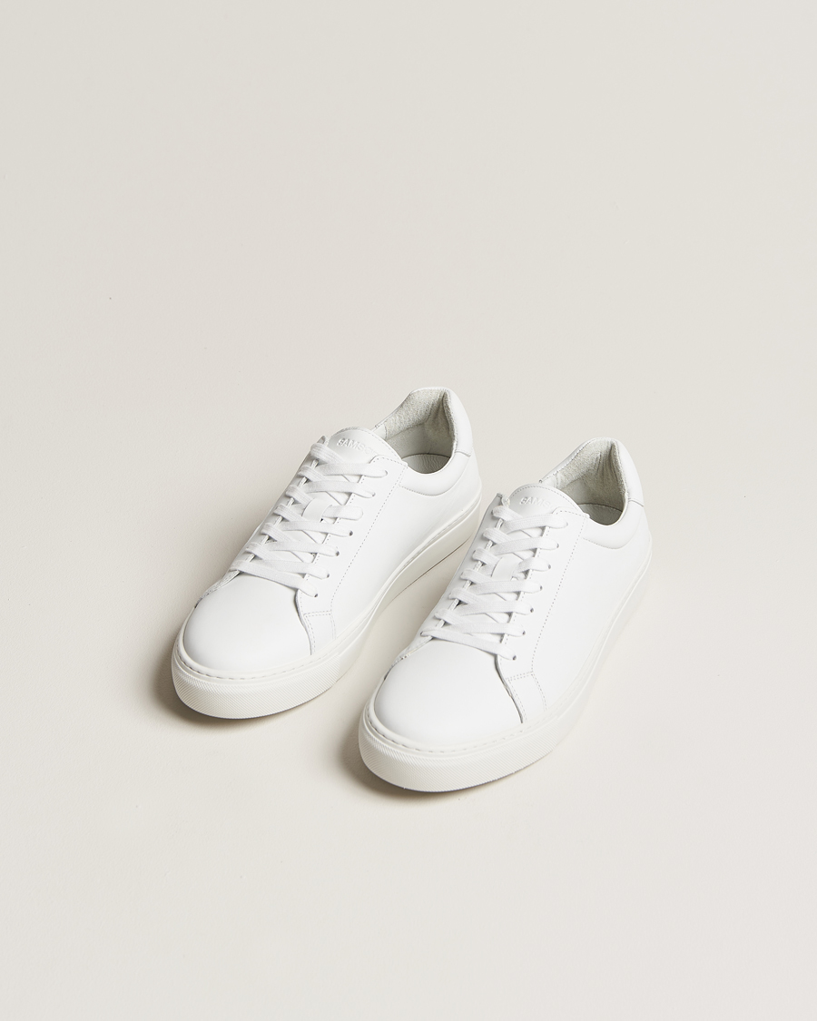 Herr | Contemporary Creators | Samsøe Samsøe | Saharry Leather Sneakers White