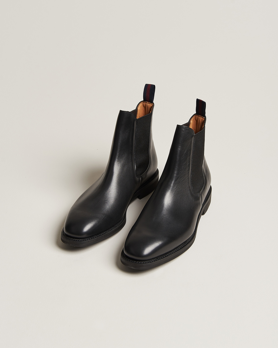 Herr | Svarta kängor | Sanders | Liam Chelsea Boot Black Calf