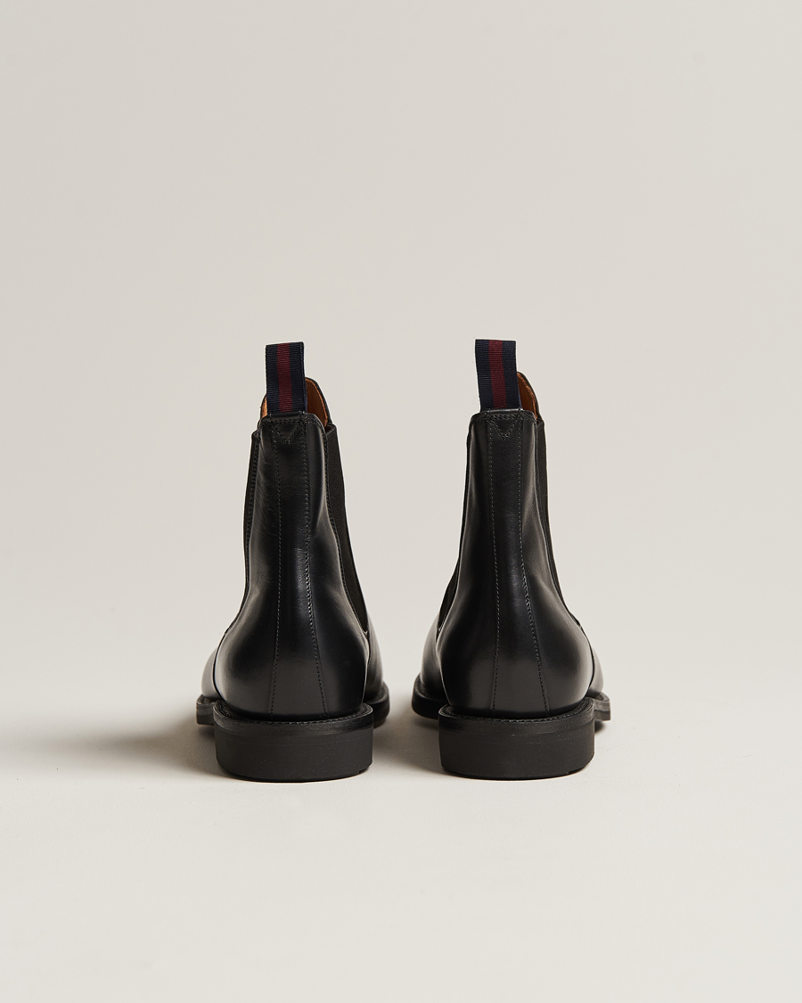 Herr | Sanders Liam Chelsea Boot Black Calf | Sanders | Liam Chelsea Boot Black Calf