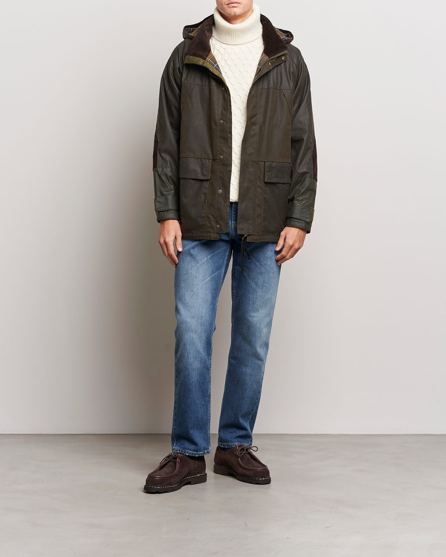 Herr | Jackor | Barbour Heritage | Short Field Parka Olive