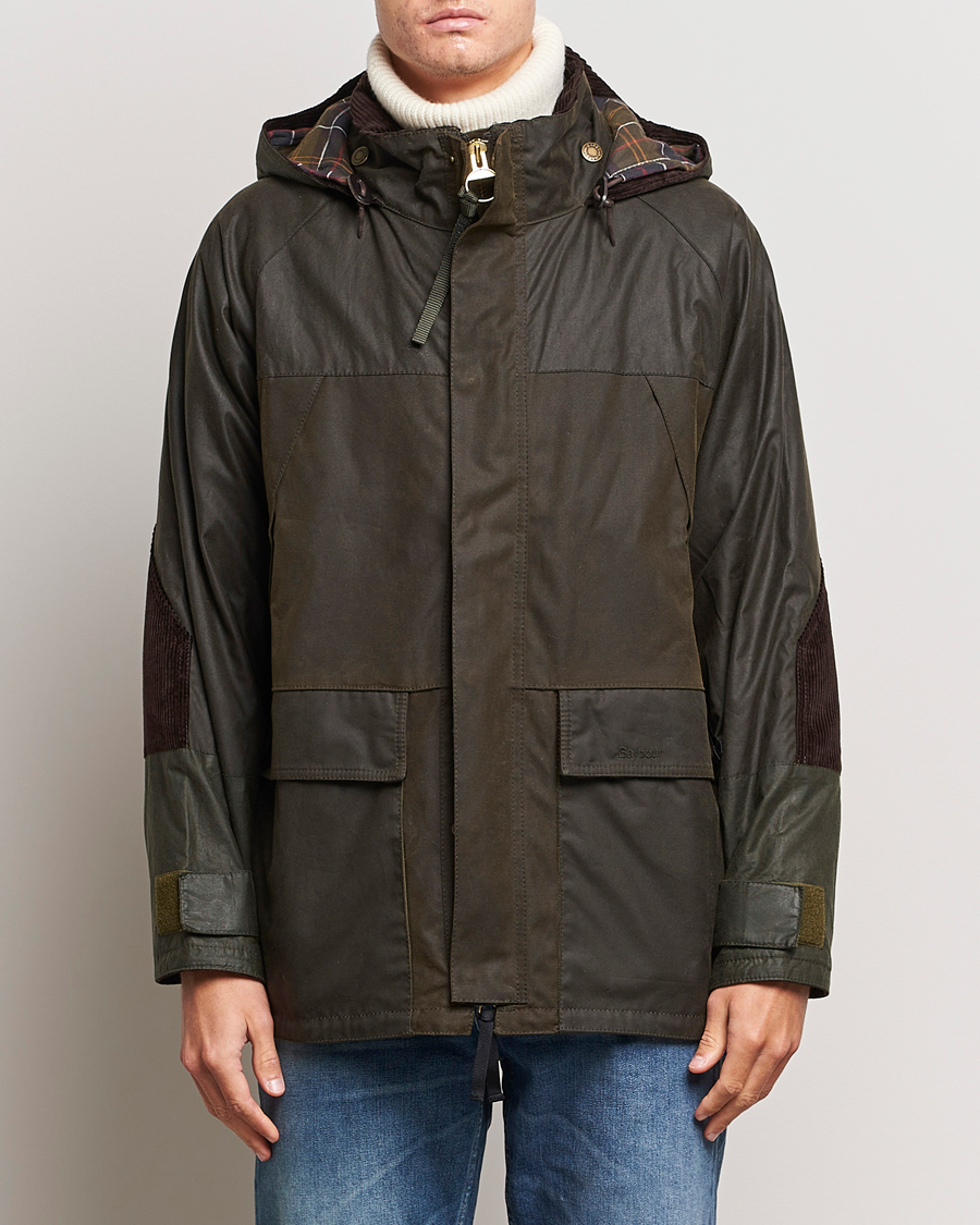 Herr | Jackor | Barbour Heritage | Short Field Parka Olive