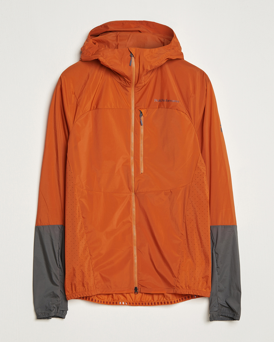 Herr | Jackor | Peak Performance | Vislight Wind Jacket Gold Flame/Motion Grey