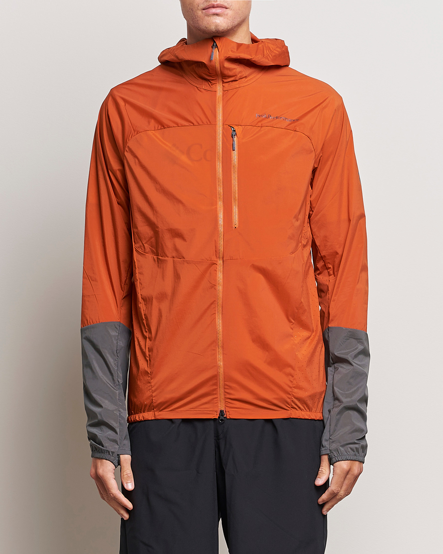Herr | Jackor | Peak Performance | Vislight Wind Jacket Gold Flame/Motion Grey