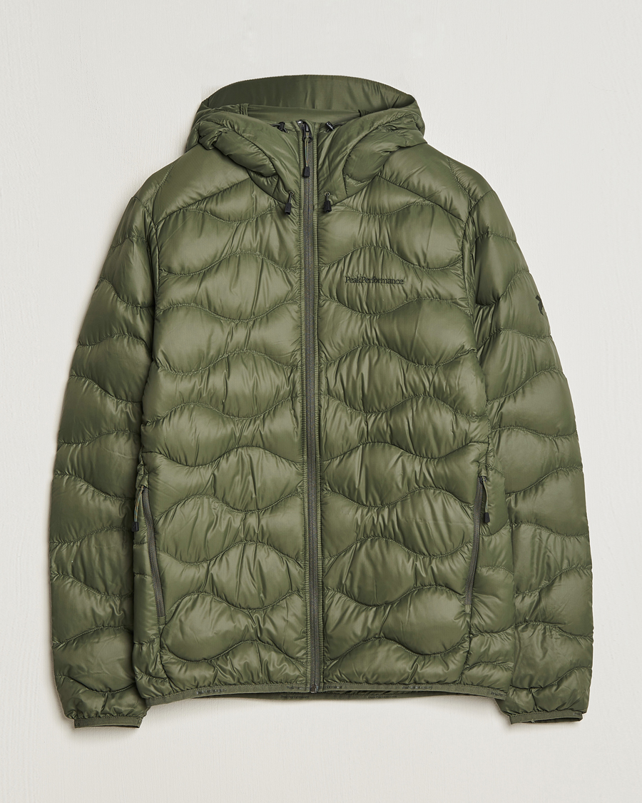Herr | Jackor | Peak Performance | Helium Down Hooded Jacket Pine Needle