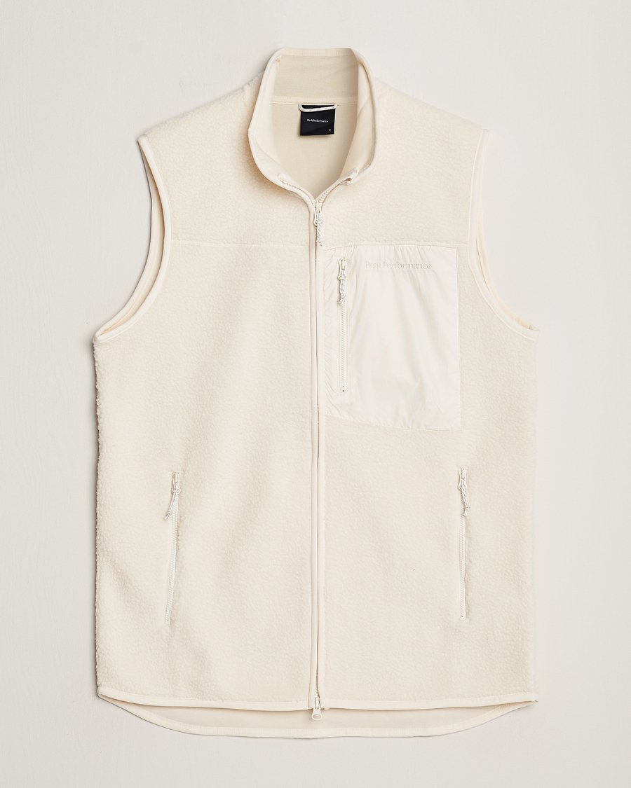 Herr | Peak Performance Pile Vest Vintage White | Peak Performance | Pile Vest Vintage White