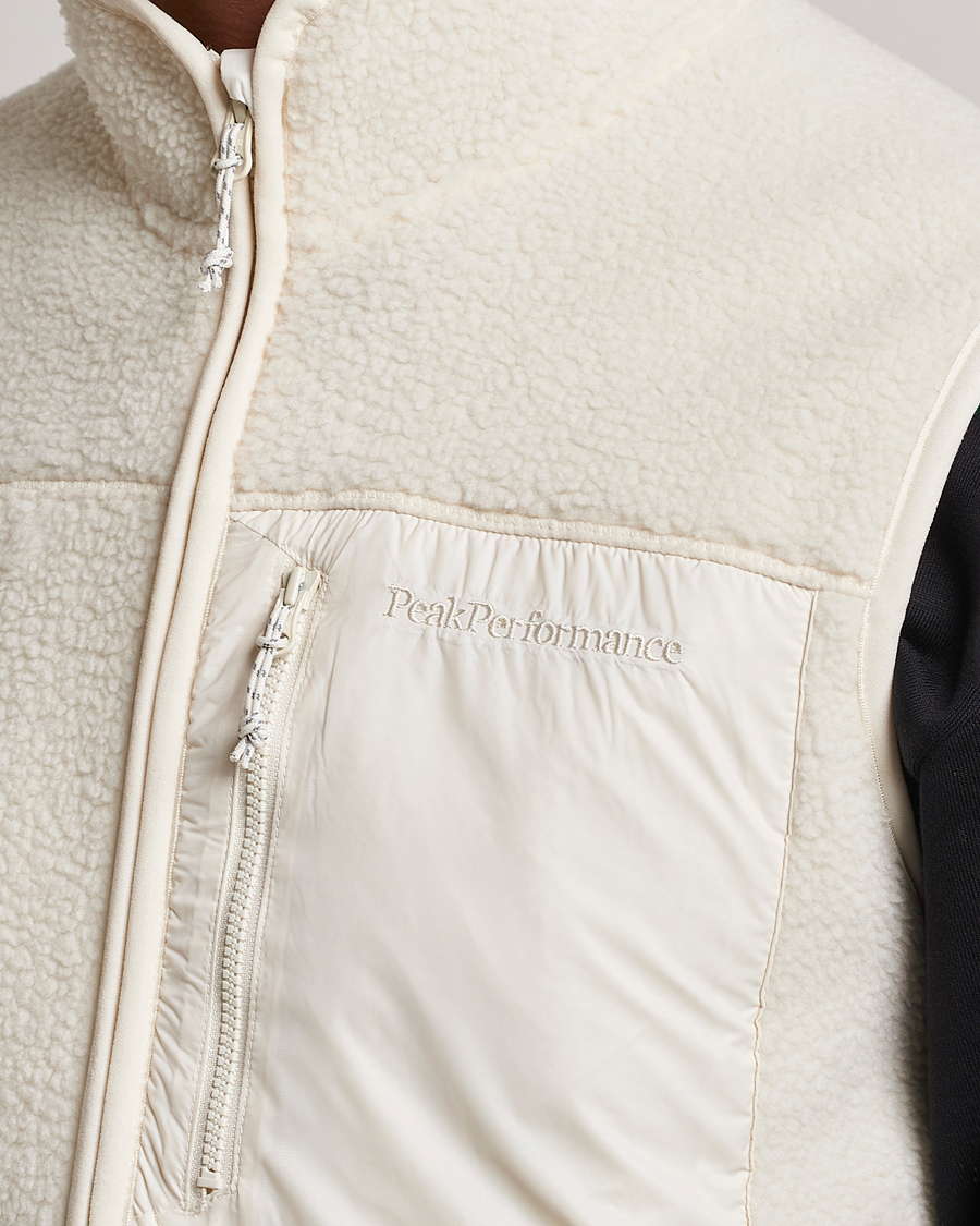 Herr | Peak Performance Pile Vest Vintage White | Peak Performance | Pile Vest Vintage White