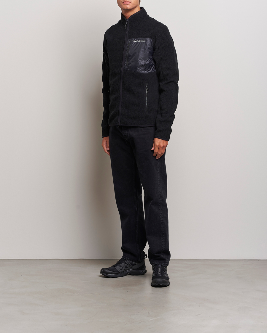 Herr | Tröjor | Peak Performance | Pile Full Zip Black