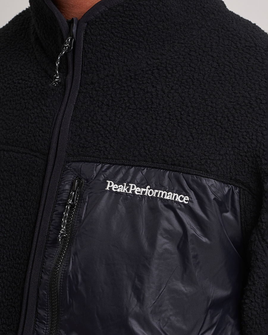 Herr | Tröjor | Peak Performance | Pile Full Zip Black