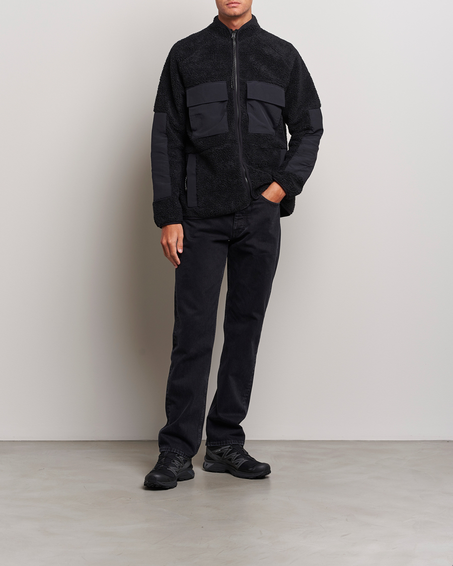 Herr | Tröjor | Peak Performance | Heavy Pile Full Zip Black
