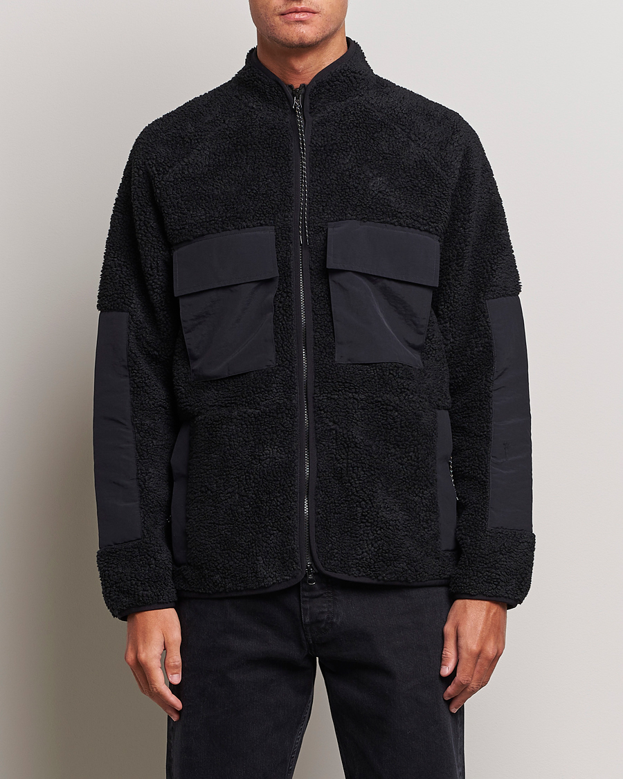 Herr | Tröjor | Peak Performance | Heavy Pile Full Zip Black