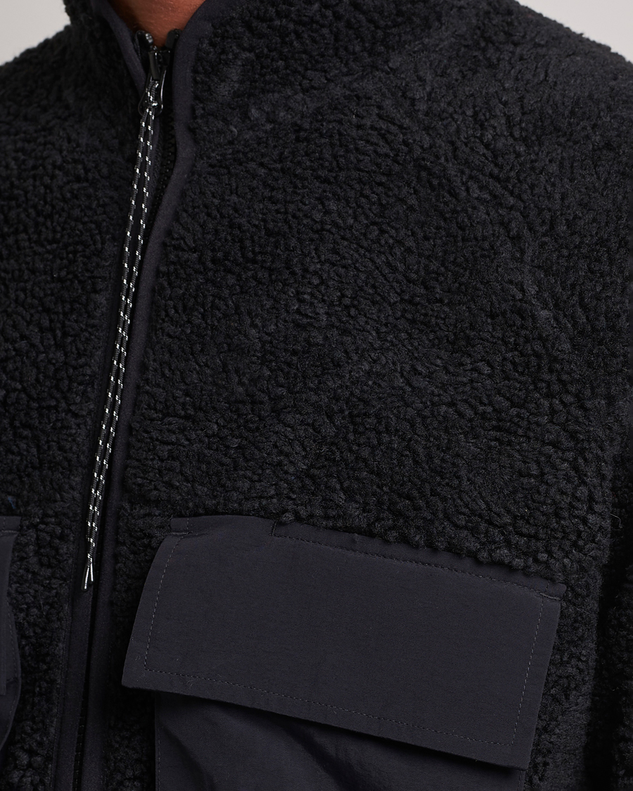 Herr | Tröjor | Peak Performance | Heavy Pile Full Zip Black