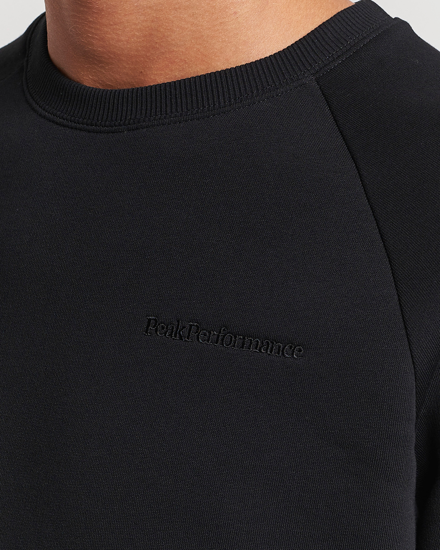 Herr | Tröjor | Peak Performance | Original Logo Crew Neck Sweatshirt Black