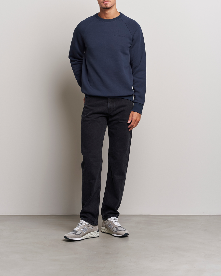 Herr | Tröjor | Peak Performance | Original Logo Crew Neck Sweatshirt Blue Shadow