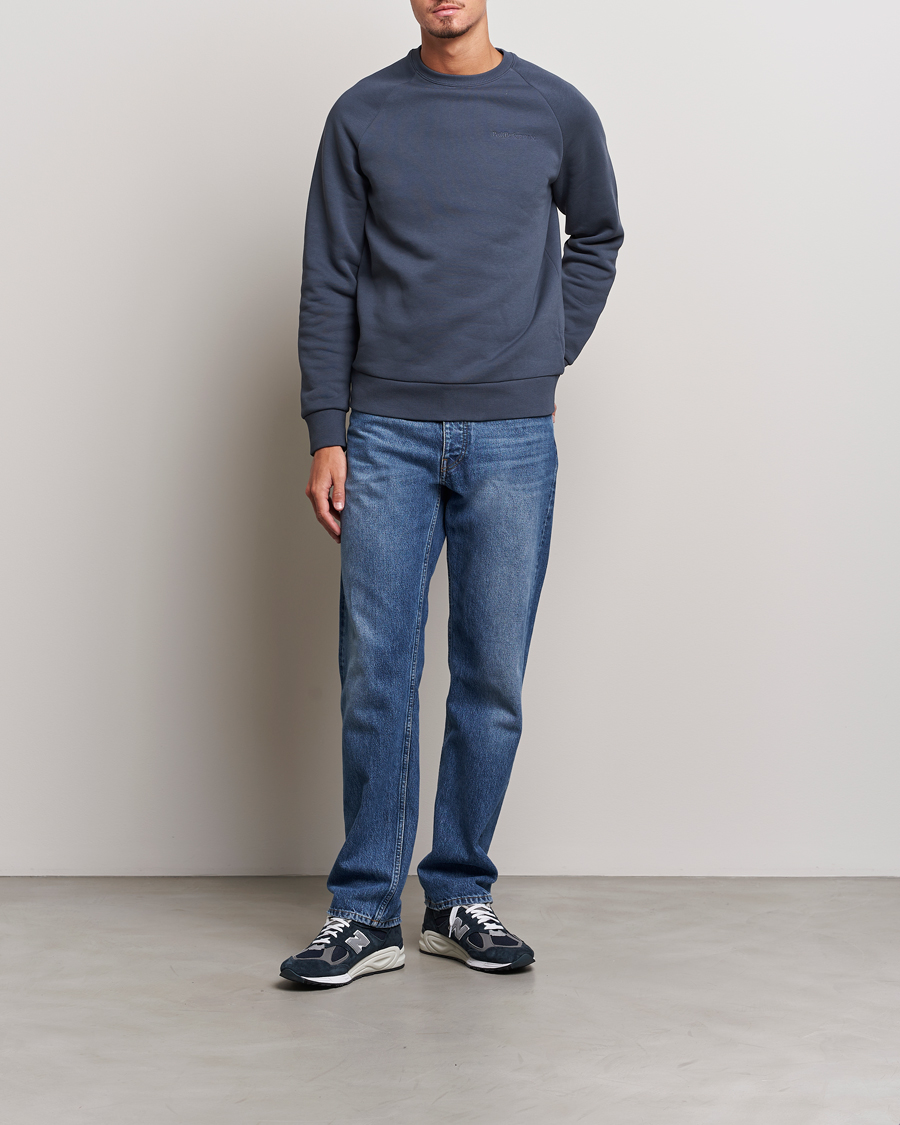 Herr | Tröjor | Peak Performance | Original Logo Crew Neck Sweatshirt Omber Blue