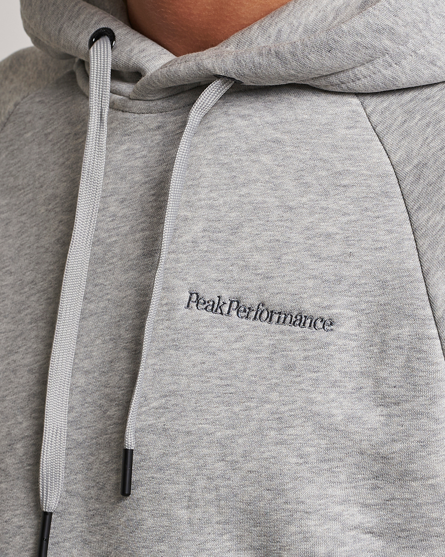 Herr | Tröjor | Peak Performance | Original Logo Hoodie Grey Melange