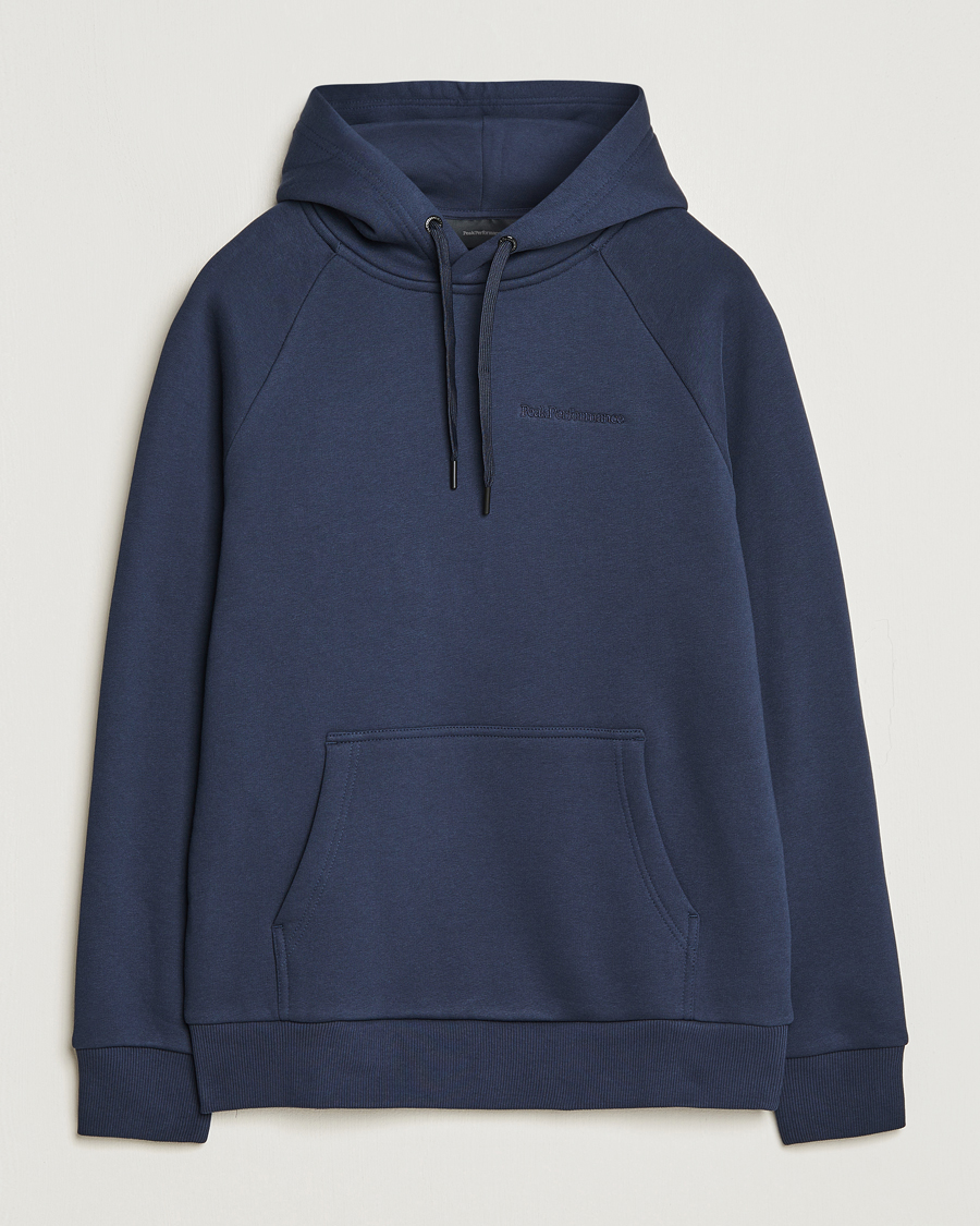 Herr | Tröjor | Peak Performance | Original Logo Hoodie Blue Shadow