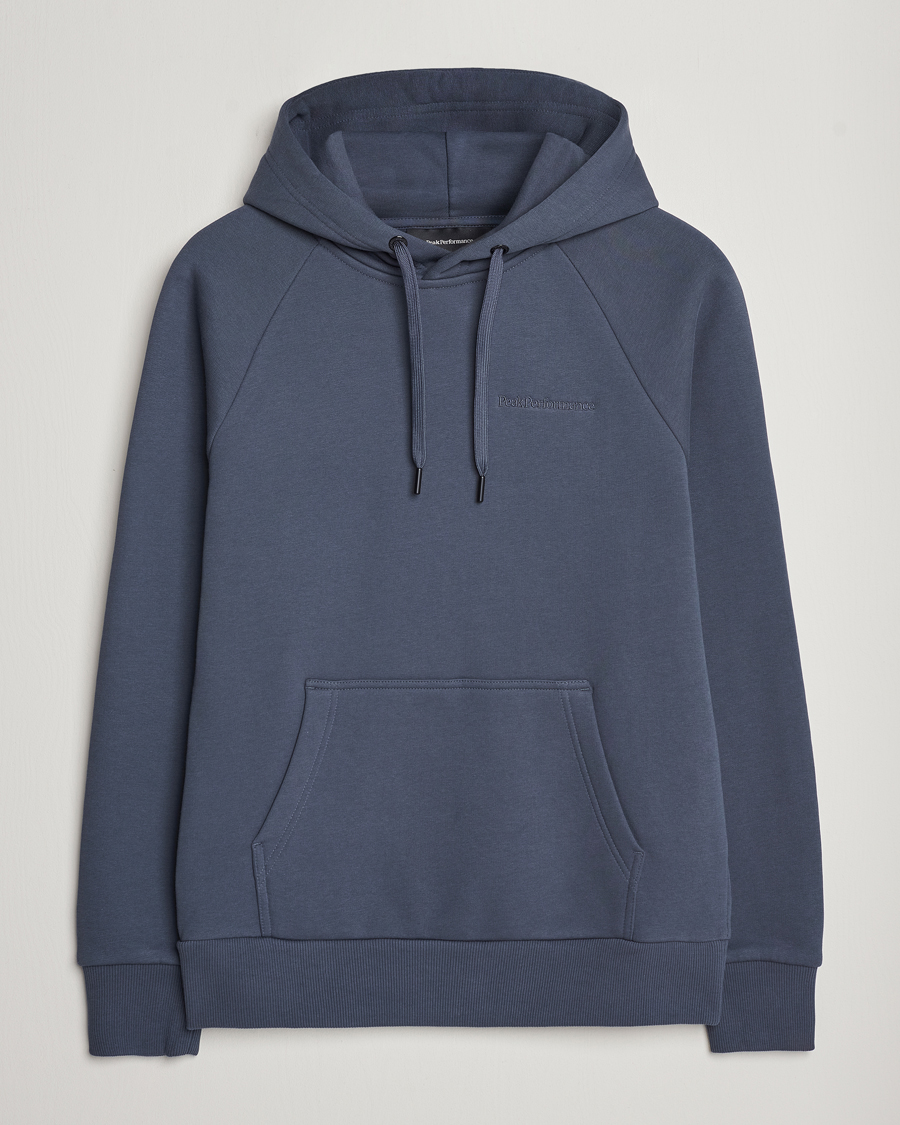 Herr | Tröjor | Peak Performance | Original Logo Hoodie Omber Blue