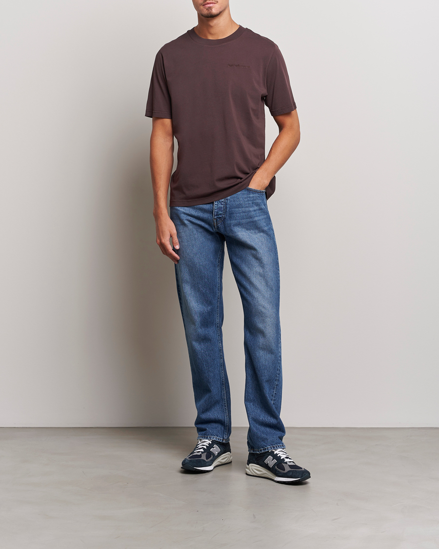 Herr | T-Shirts | Peak Performance | Original Logo Crew Neck T-Shirt Desert Plum