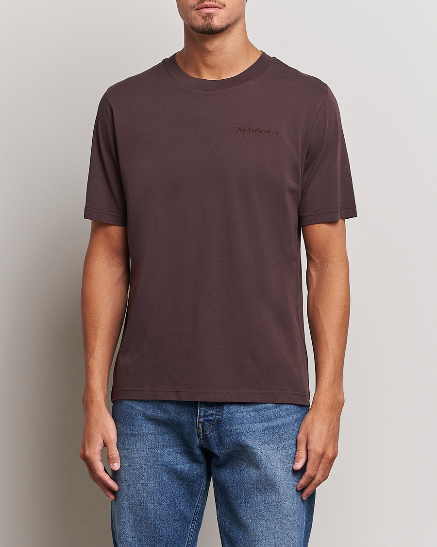 Herr | T-Shirts | Peak Performance | Original Logo Crew Neck T-Shirt Desert Plum