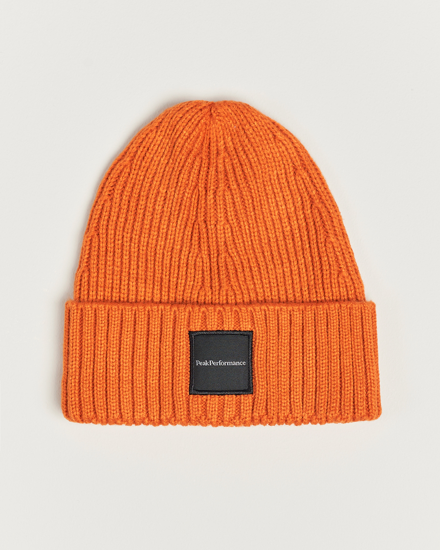Herr | Peak Performance Cornice Ribbed Hat Gold Flame | Peak Performance | Cornice Ribbed Hat Gold Flame