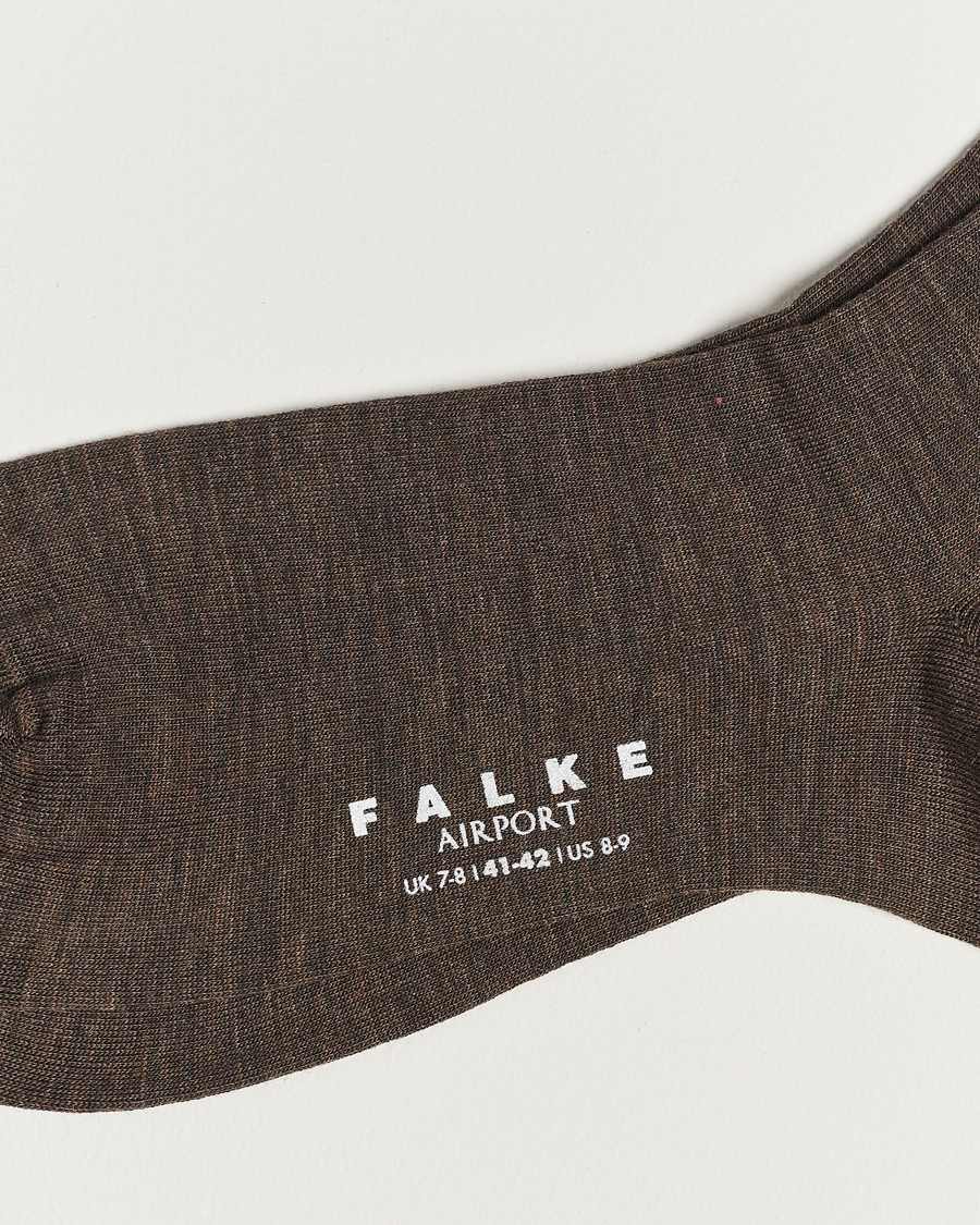 Herr | Falke | Falke | Airport Socks Brown Melange