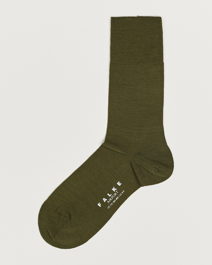 Herr | Underkläder | Falke | Airport Socks Artichoke Green