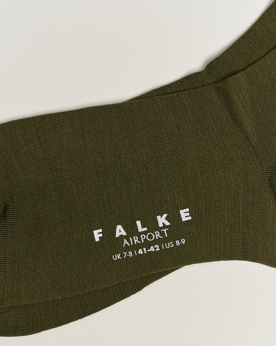 Herr | Underkläder | Falke | Airport Socks Artichoke Green