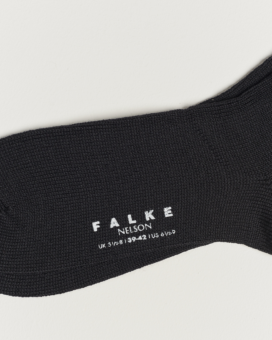 Herr | Strumpor | Falke | Nelson Wool Boot Sock Black