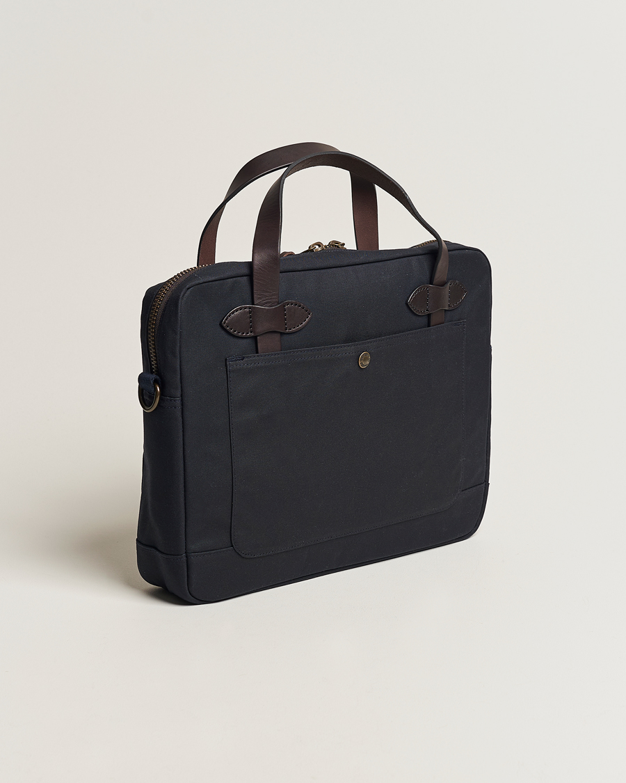 Herr | Portföljer | Filson | Tin Cloth Compact Briefcase Navy