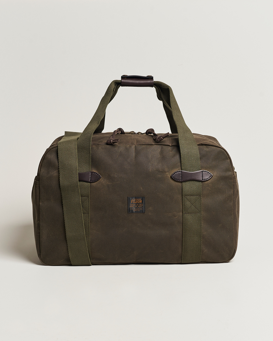 Herr | Väskor | Filson | Tin Cloth Medium Duffle Otter Green