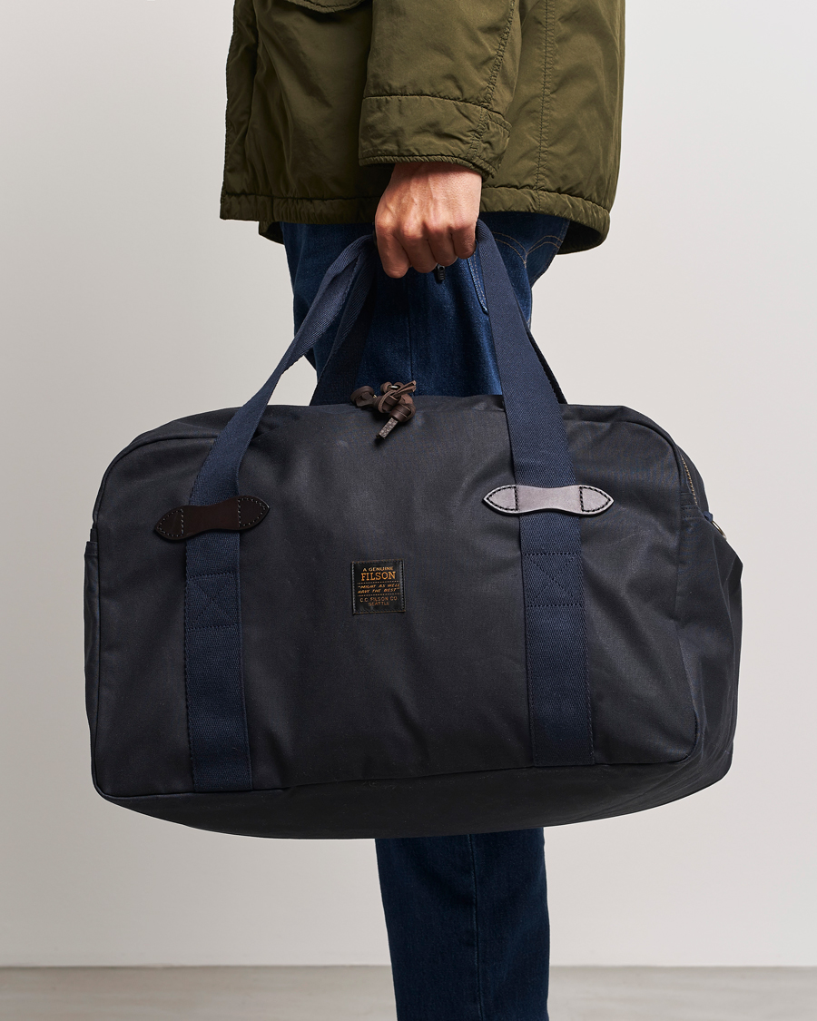 Herr | Avdelningar | Filson | Tin Cloth Medium Duffle Bag Navy