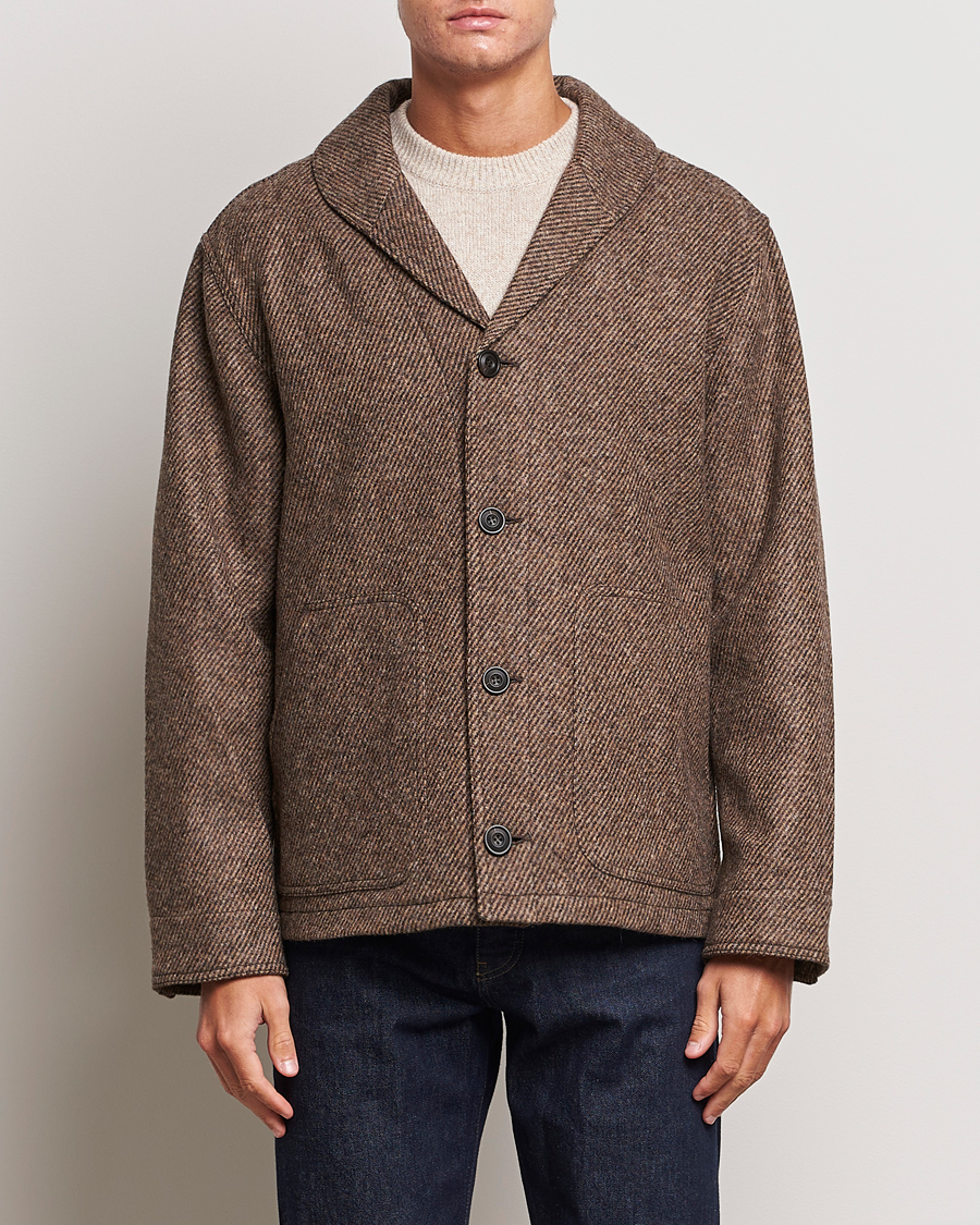 Herr | Casual jackor | Filson | Decatur Island Wool Jacket Natural Brown