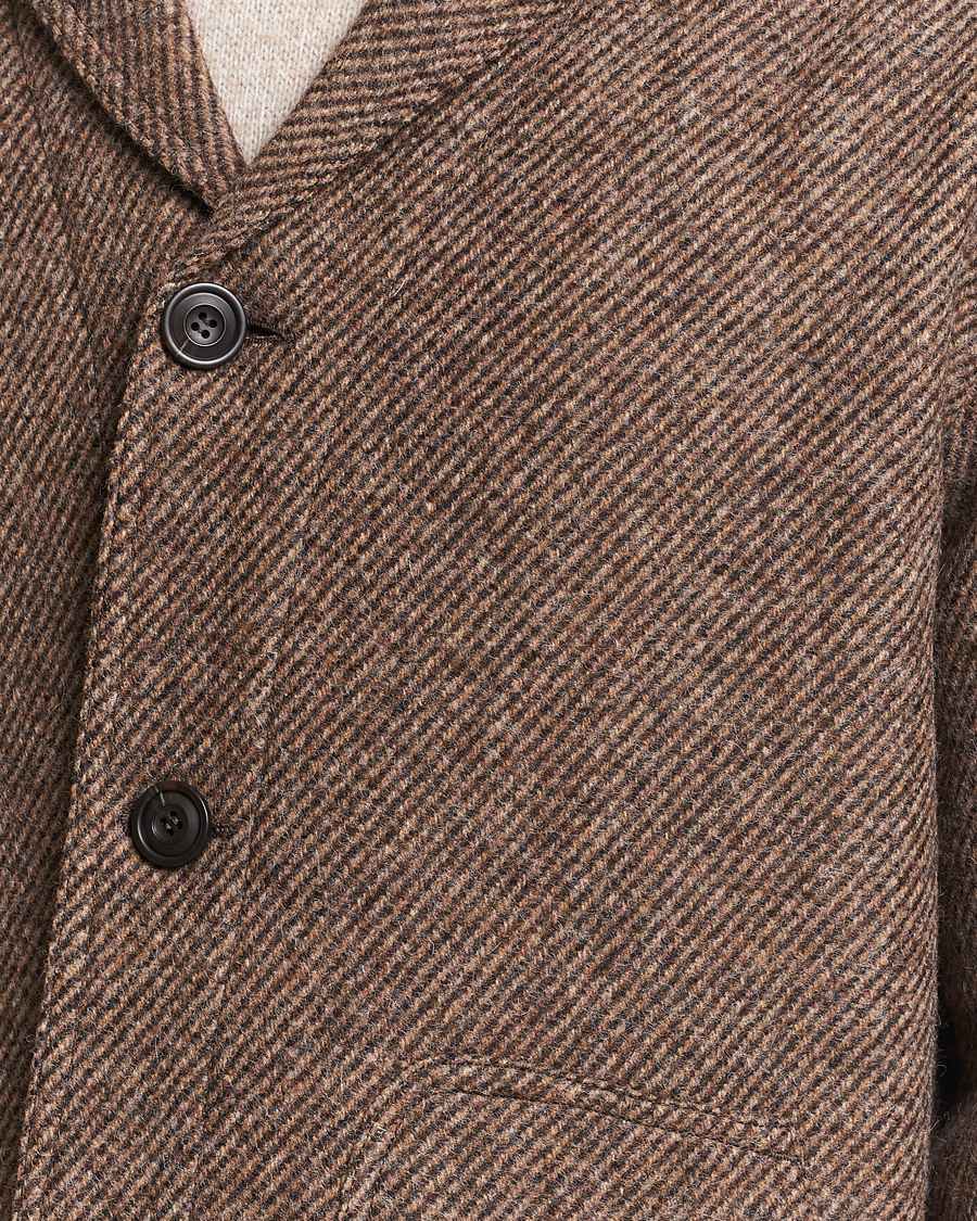 Herr | Jackor | Filson | Decatur Island Wool Jacket Natural Brown