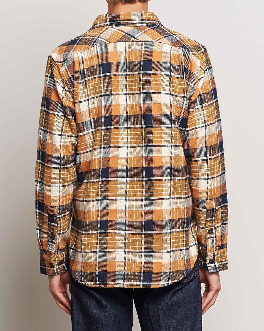 Herr | Skjortor | Filson | Vintage Flannel Work Shirt Navy/Cumin Red