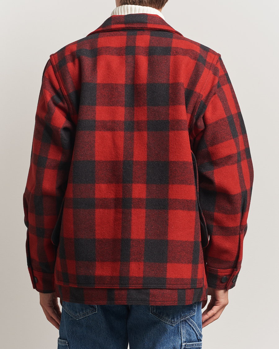 Herr | Jackor | Filson | Mackinaw Wool Cruiser Brick Red