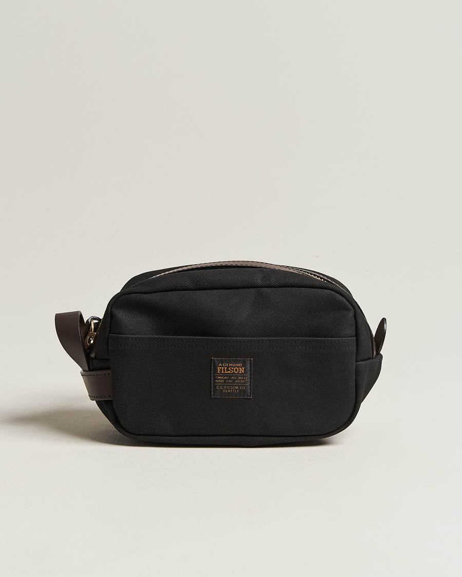 Herr | Väskor | Filson | Rugged Twill Travel Kit Black