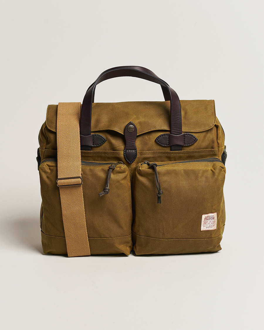 Herr | Filson 24-Hour Tin Briefcase Dark Tan | Filson | 24-Hour Tin Briefcase Dark Tan