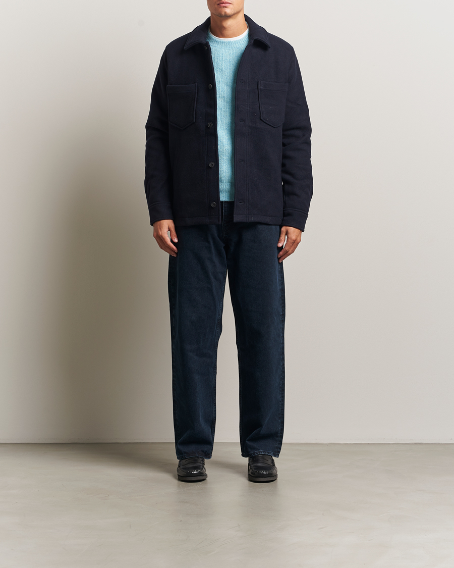 Herr | Jackor | Samsøe Samsøe | Pally Padded Shirt Jacket Salute Navy