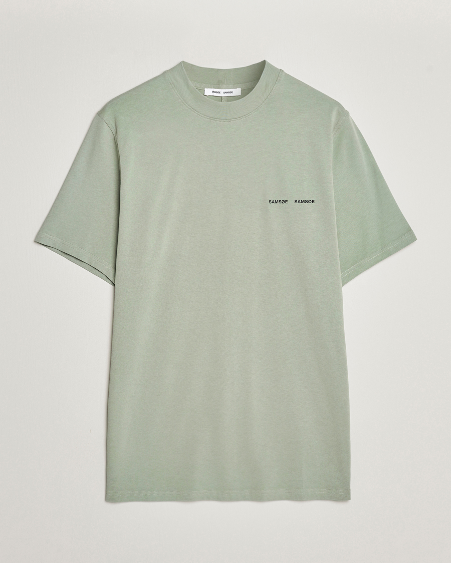 Herr | T-Shirts | Samsøe Samsøe | Samsøe & Samsøe Norsbro Crew Neck T-Shirt Iceberg Green